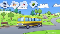 About cars for kids   Bus   Autobus   School Bus   Cartoon about bus