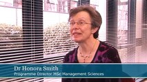 MSc Management Sciences - Southampton Business School Course Overview