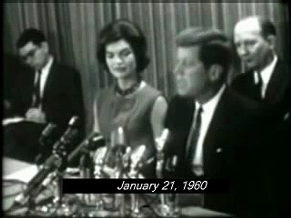 January 21, 1960 - John F. Kennedy enters the Wisconsin Primary