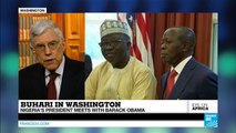 Nigeria's president meets Barack Obama