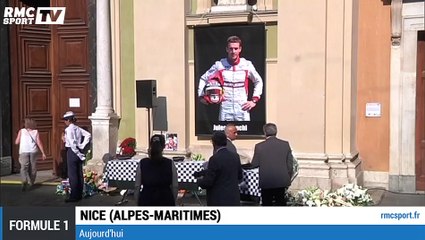 Les obsèques de Jules Bianchi à Nice