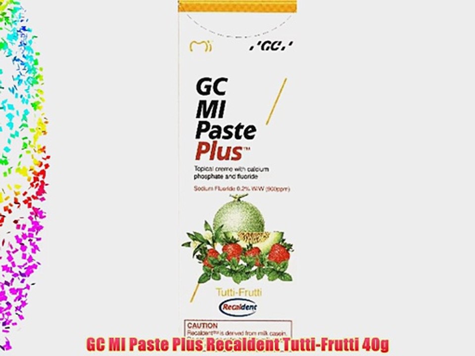 GC MI Paste Plus Recaldent Tutti-Frutti 40g