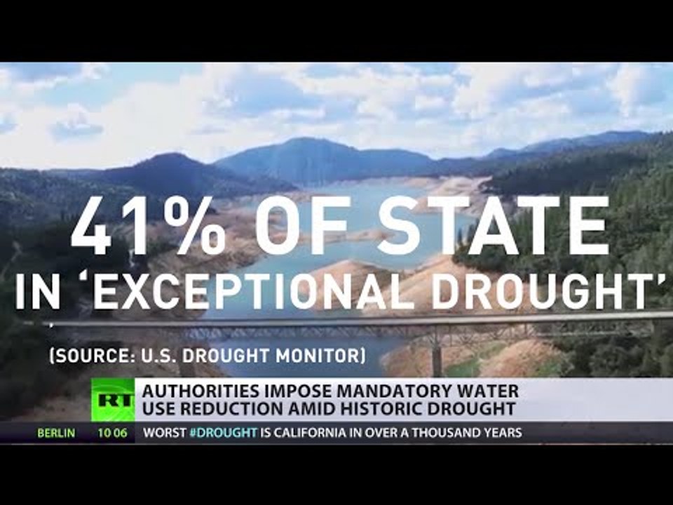 '1 year reserves left' California cuts water ration over drought, fracking waste