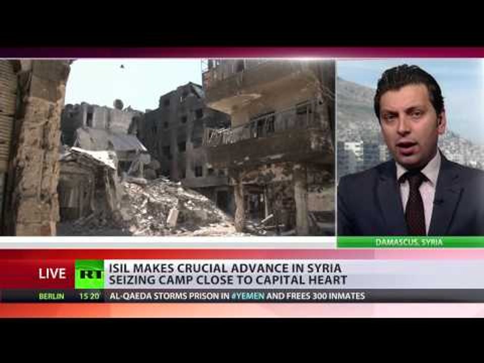 ISIS advances in Syria, seizes Yarmouk refugee camp in Damascus