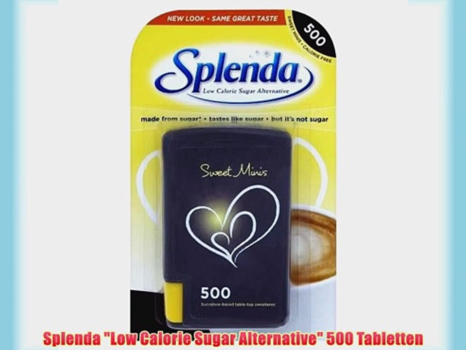 Splenda Low Calorie Sugar Alternative 500 Tabletten
