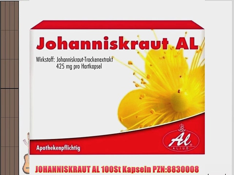 JOHANNISKRAUT AL 100St Kapseln PZN:8830008