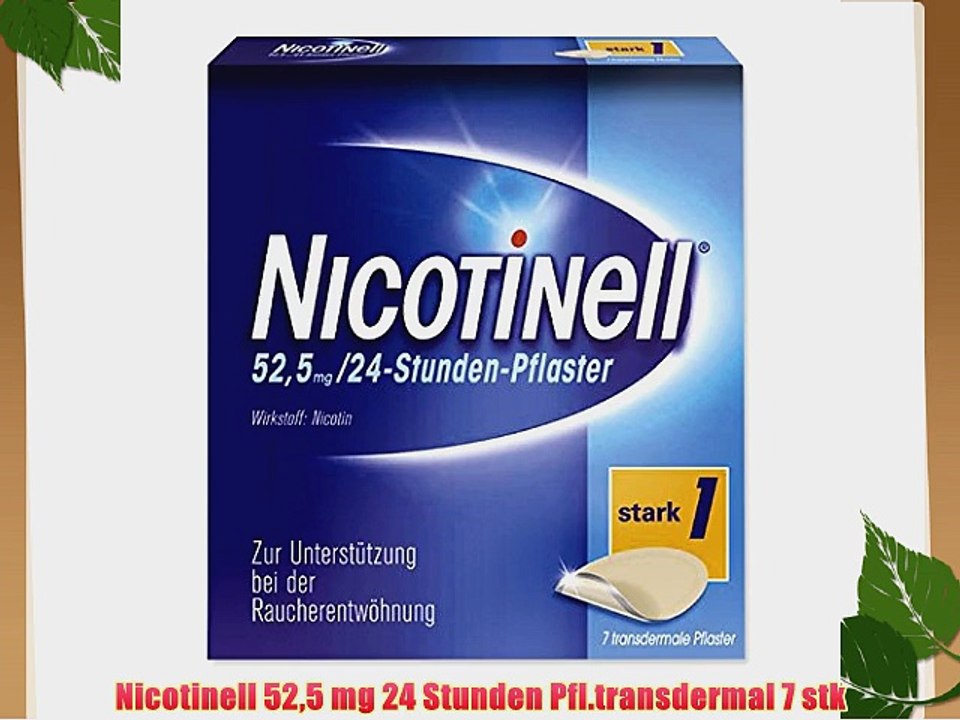 Nicotinell 525 mg 24 Stunden Pfl.transdermal 7 stk