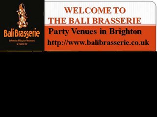 Party Venues in Brighton