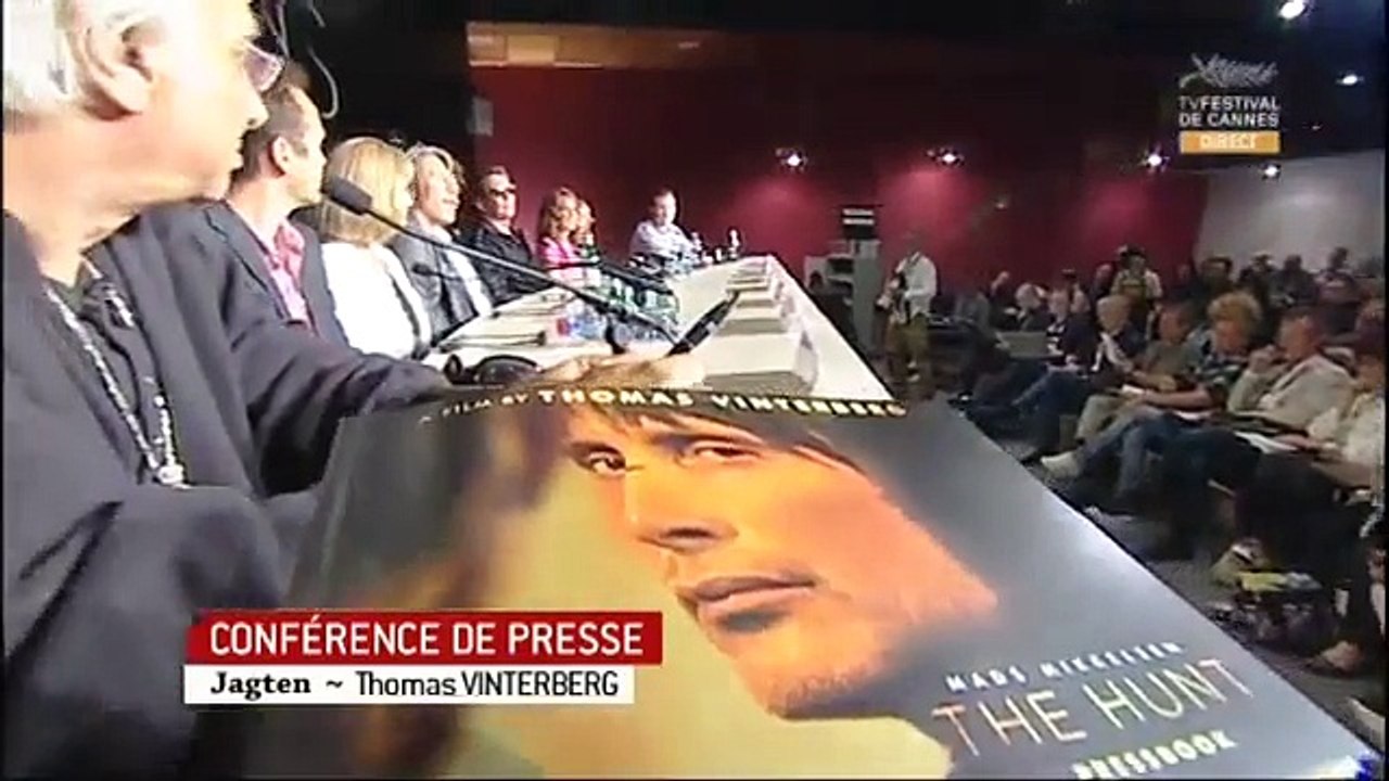 The Hunt Press Conference Mads Mikkelsen Thomas Vinterberg
