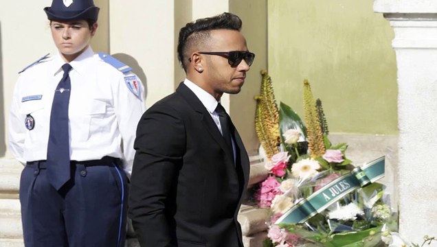 Le dernier adieu à Jules Bianchi à Nice