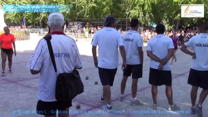 Mène 4, finale 112ème Grand Prix, Sport Boules, La Côte-Saint-André 2015