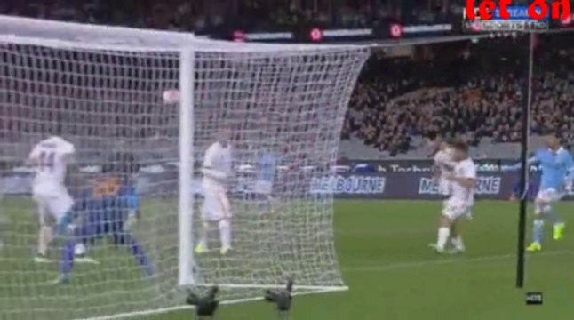 Raheem Sterling great Header Chance HD | AS Roma vs Manchester City 21.07.2015