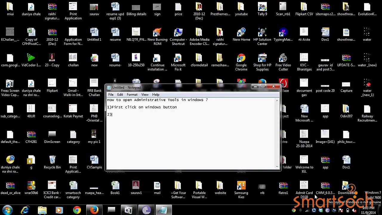 How To Open Administrative Tools In Windows 7