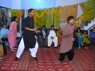Boys dancing on mehndi of his friend