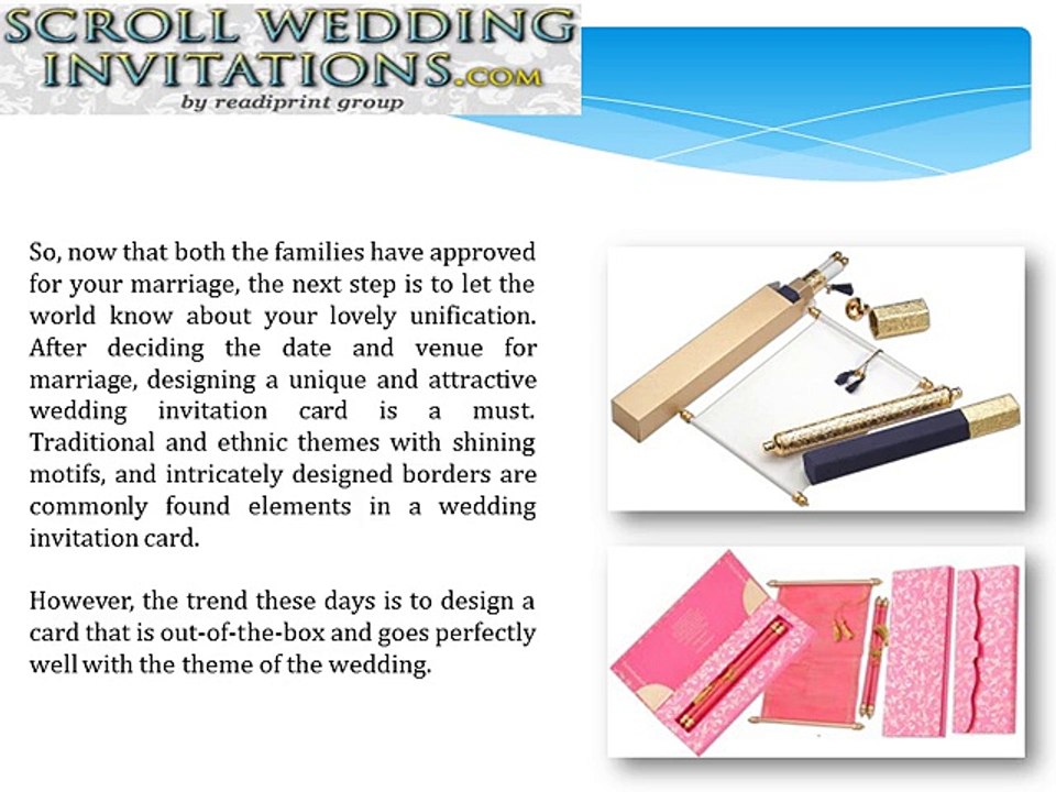 5 interesting Wedding Invitation Card Designs