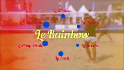 Le beach tennis - les coups : le rainbow