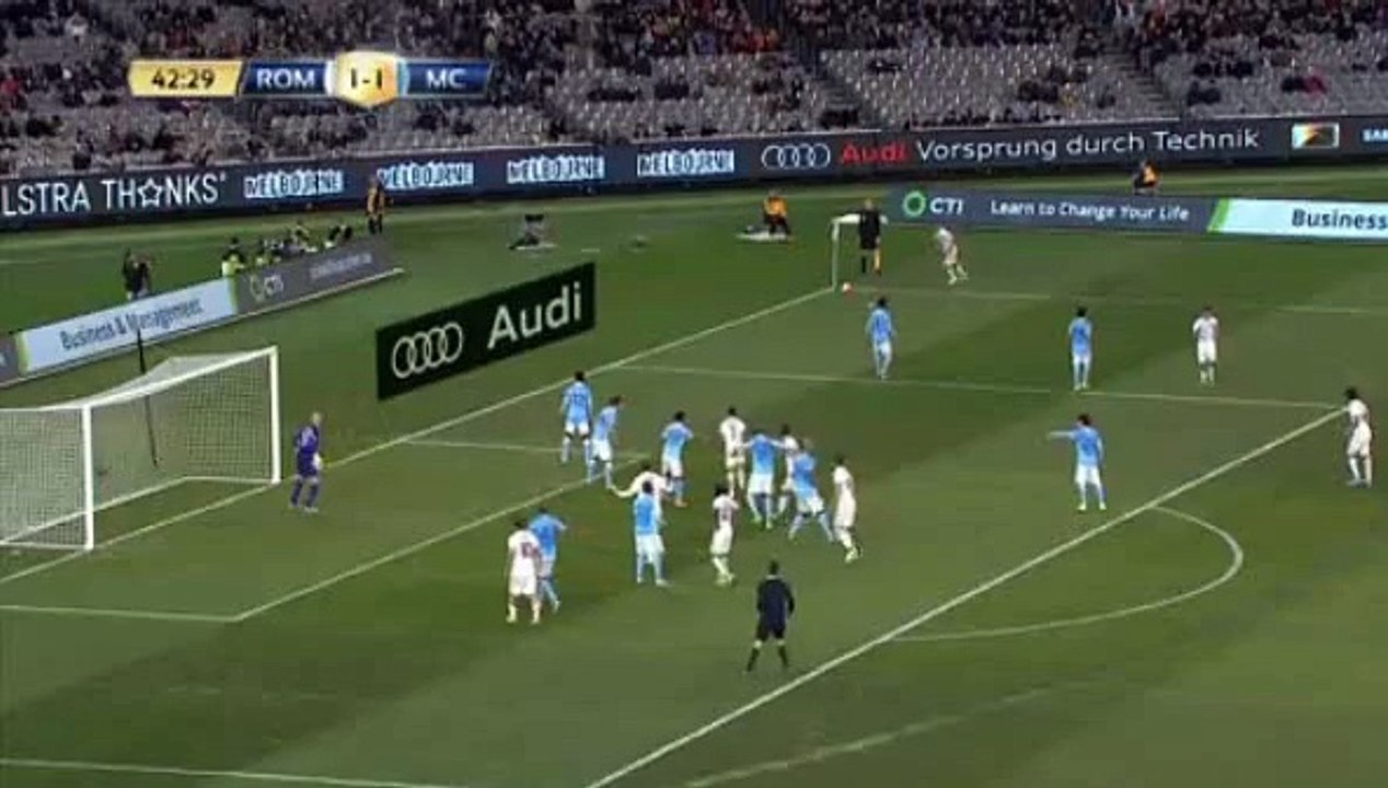 De Rossi brilliant header AS Roma 1-1 Man City