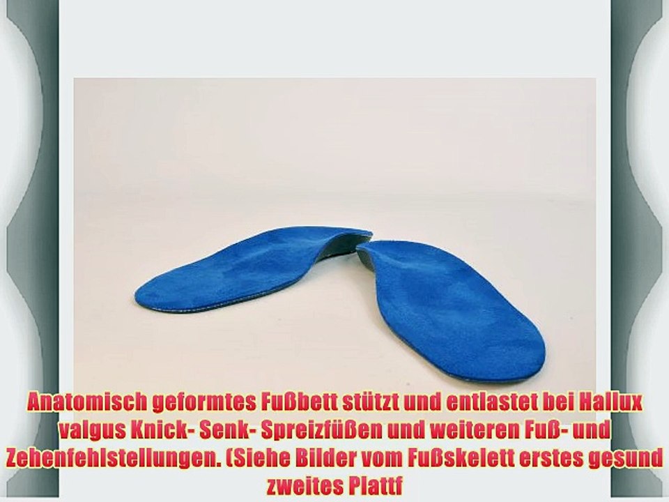 Orthop?dische Weichpolstereinlage bei Hallux valgus st?tzt bei Knick- Senk- Spreizf??en Gr.