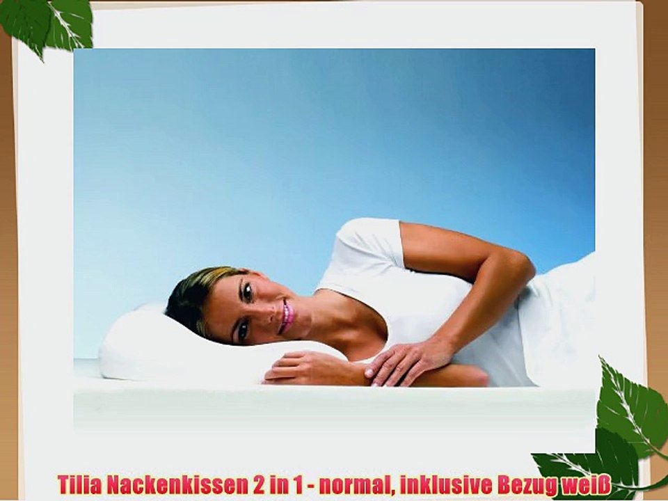 Tilia Nackenkissen 2 in 1 - normal inklusive Bezug wei?