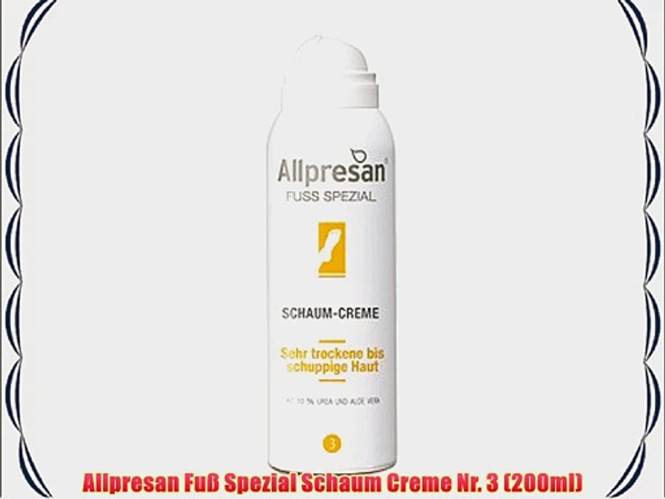 Allpresan Fu? Spezial Schaum Creme Nr. 3 (200ml)