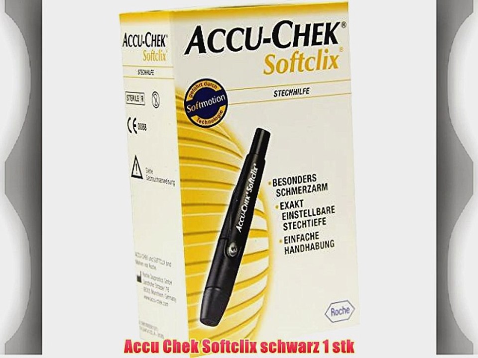 Accu Chek Softclix schwarz 1 stk