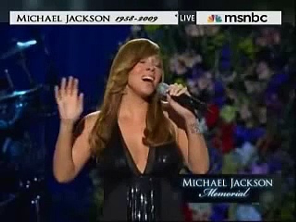 HD Mariah Carey - Ill Be There Live Michael Jackson Memorial