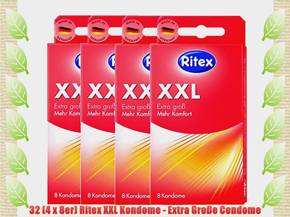 32 (4 x 8er) Ritex XXL Kondome - Extra Gro?e Condome
