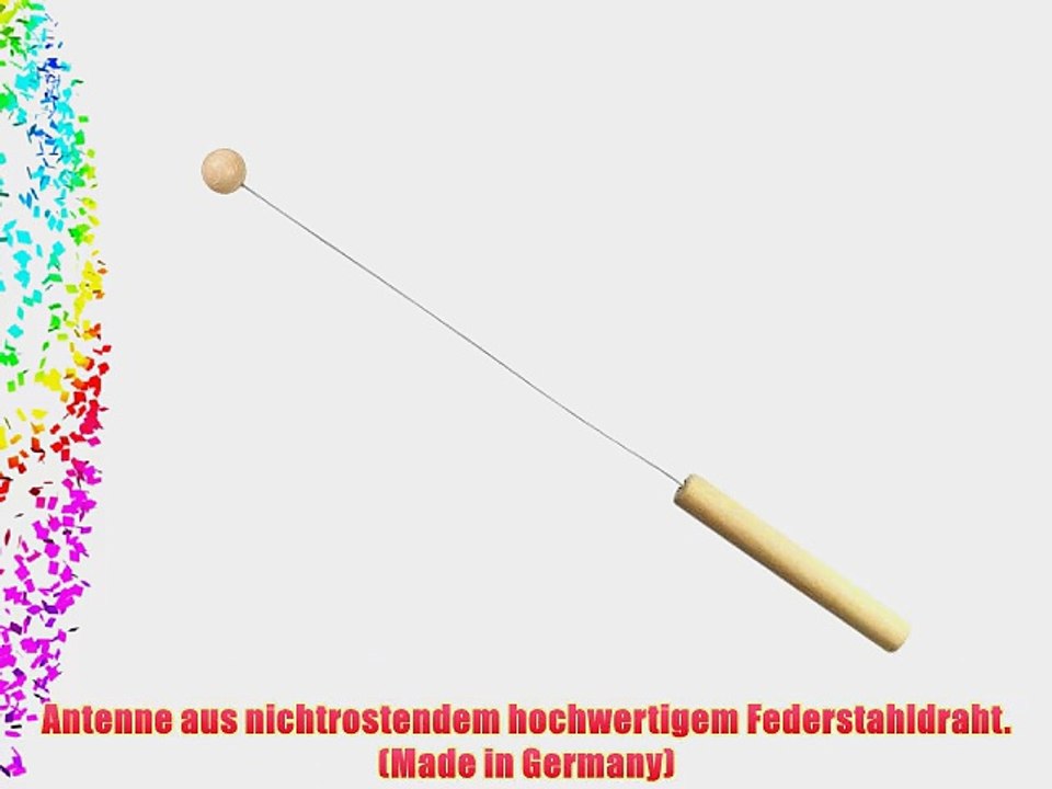 Tensor Einhandrute Holzkugel 43 cm incl. Transportrolle u. Anleitung