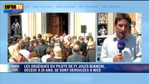 Obsèques de Jules Bianchi en présence de personnalités de la Formule 1