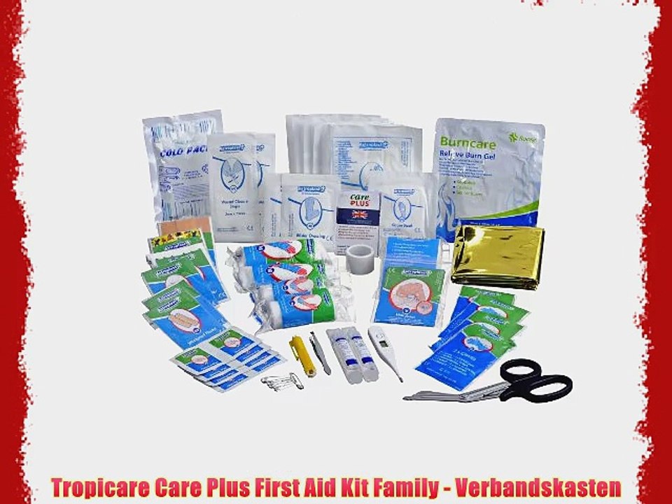 Tropicare Care Plus First Aid Kit Family - Verbandskasten