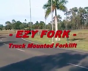 Unusual Isuzu Truck-Ezy Fork Lift Application