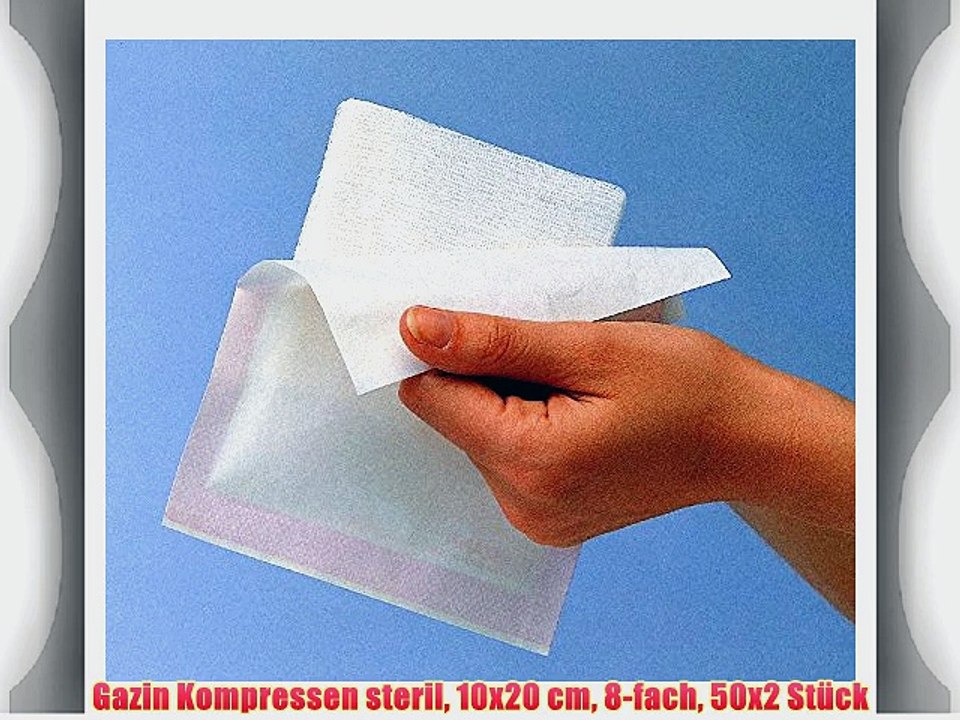 Gazin Kompressen steril 10x20 cm 8-fach 50x2 St?ck