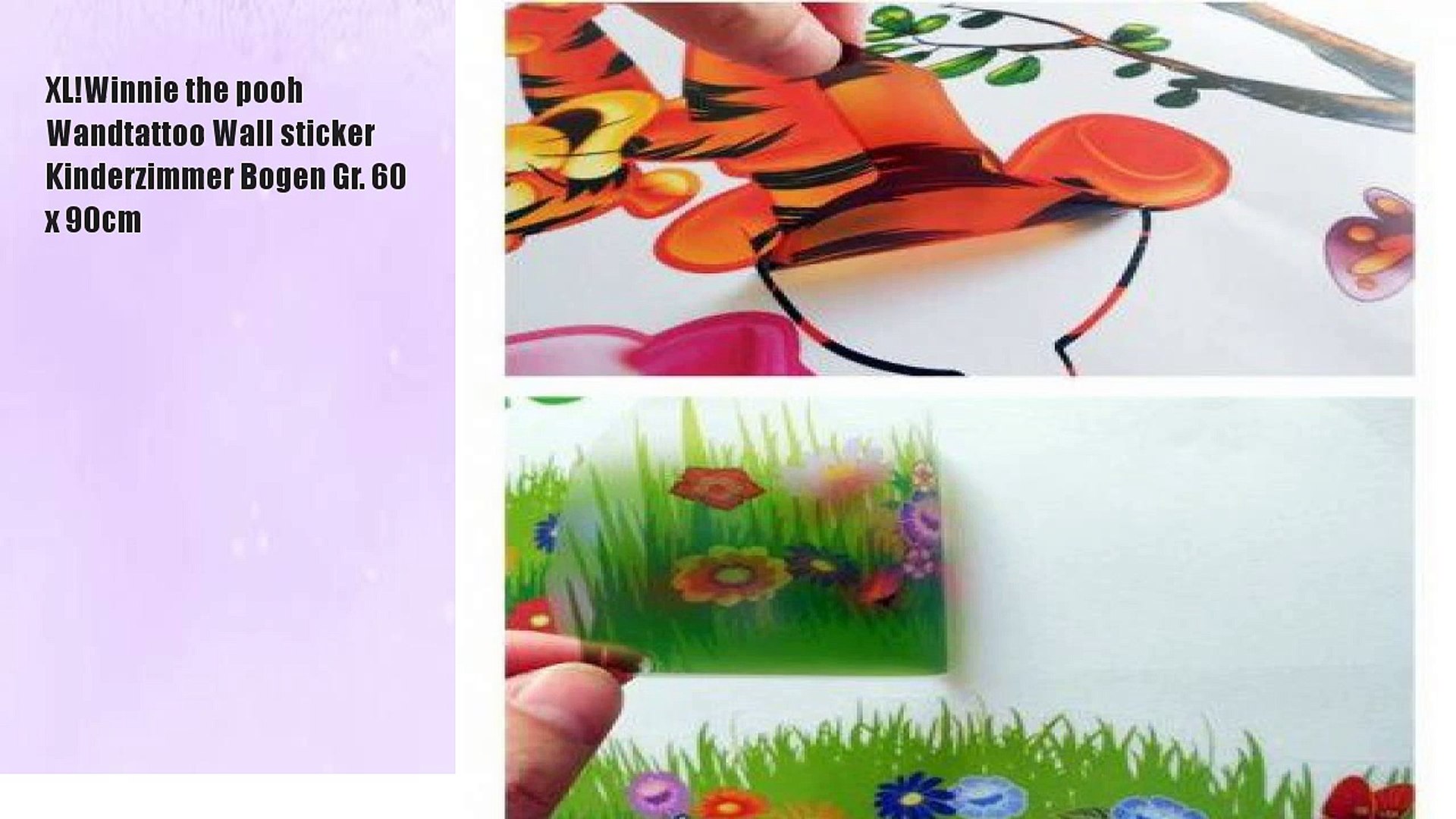 Xl Winnie The Pooh Wandtattoo Wall Sticker Kinderzimmer Video Dailymotion