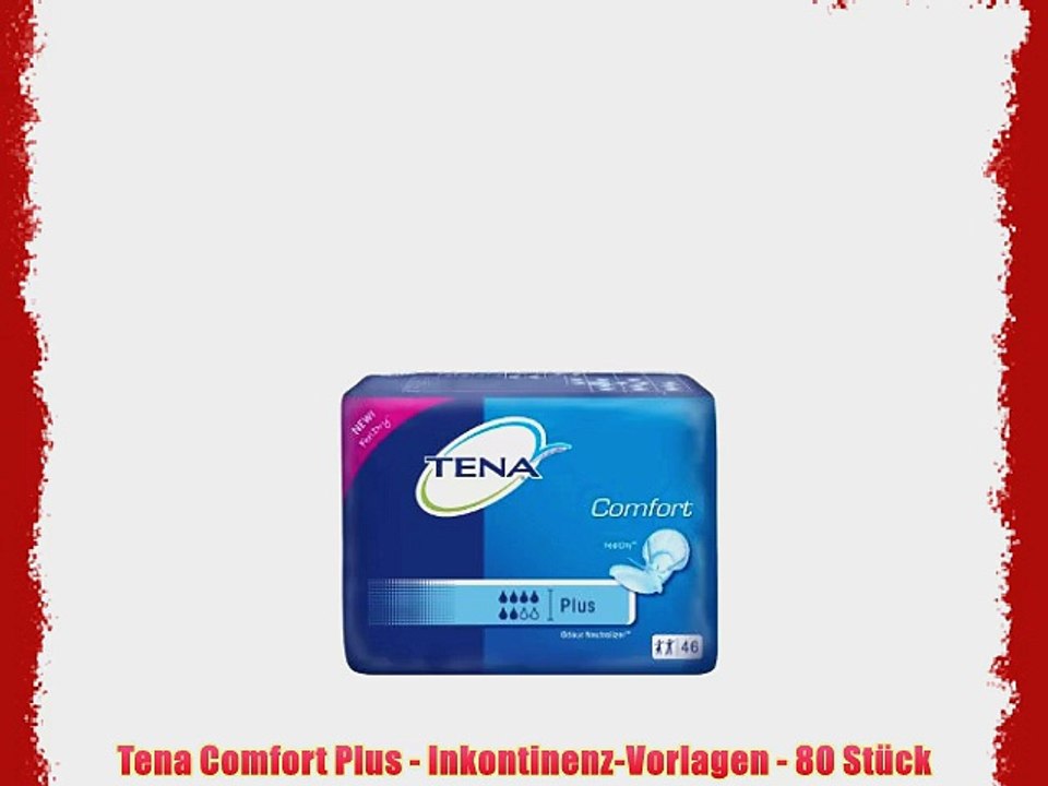 Tena Comfort Plus - Inkontinenz-Vorlagen - 80 St?ck