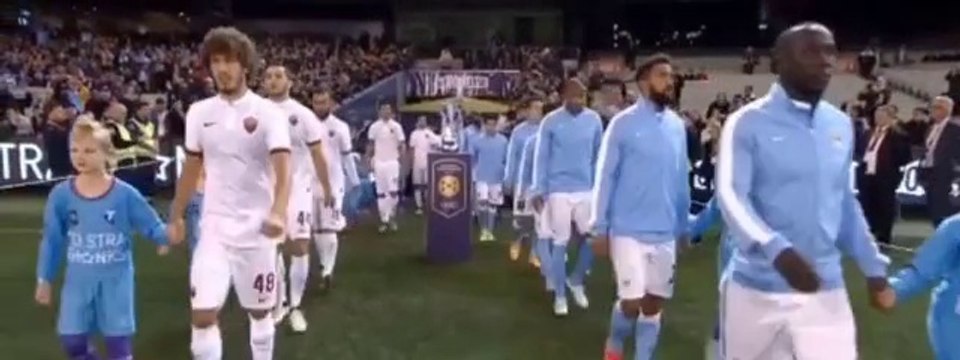 Raheem Sterling DEBUT vs AS Roma | AS Roma 1-2 Manchester City 2015 HD