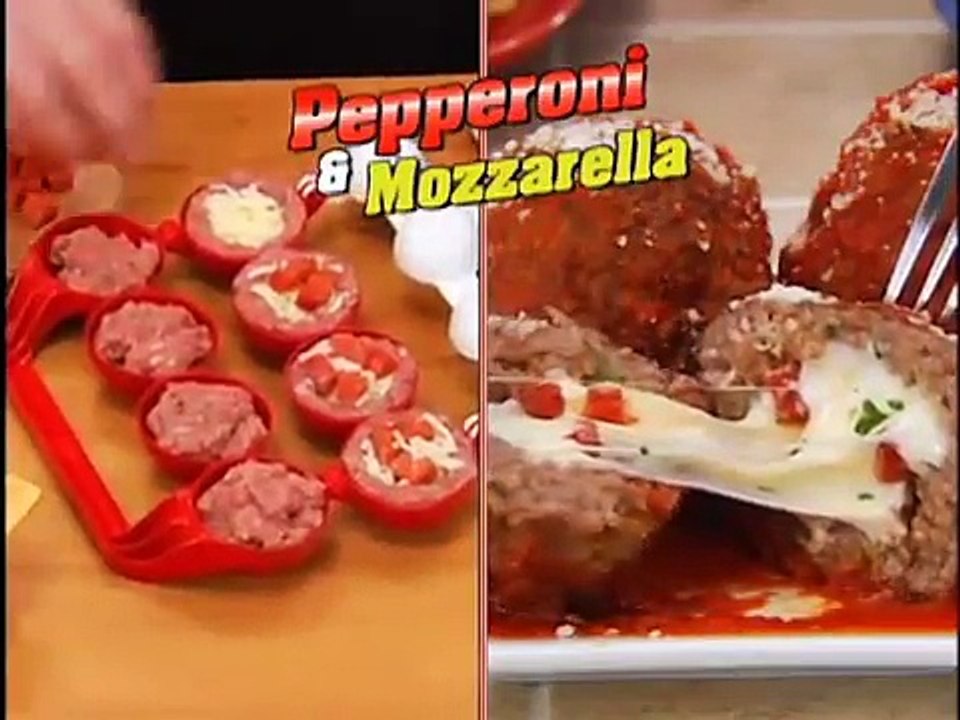 Mighty Meatballs As Seen On TV Commercial Buy Mighty Meatballs As Seen On TV Stuffed Meatball Maker