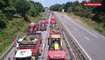 RN165. 200 tracteurs bloquent les deux voies de circulation à Gourvily