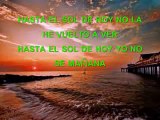 HASTA EL SOL DE HOY,  SALSA ROMANTICA.. LETRA Y MUSICA