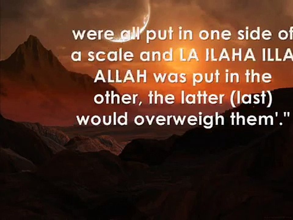LA ILAHA ILLA ALLAH
