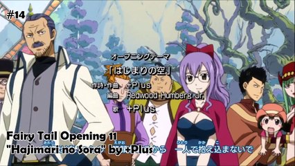 Best Fairy Tail Openings