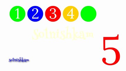 Russian For Kids  We learn the numbers  Developing cartoon