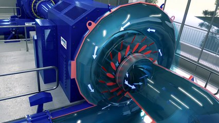 ANDRITZ HYDRO Turbine animation - Francis