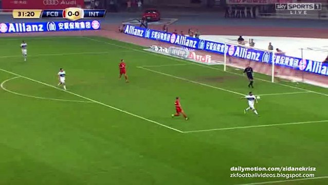 Philipp Lahm Incredible Chance - Bayern München v. Inter Milan - Friendly 21.07.2015