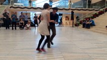 Turlough and Krystal - Lindy Hop Demo at Swing N' Skate