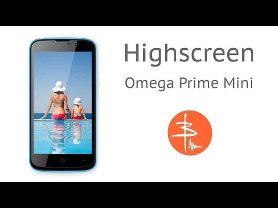 Highscreen Omega Prime Mini или Мелкая цветастость. Видеообзор