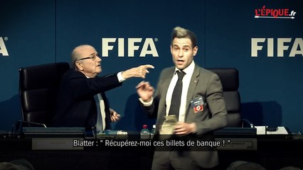 FIFA : quand Sepp Blatter demande de récupérer les faux billets !