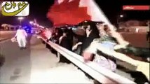 لحظة دخول الجيش السعودي الى البحرين درع الجزيرة