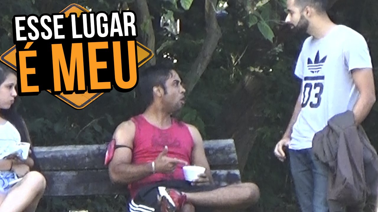 ESSE LUGAR É MEU (THIS BENCH IS MINE | PRANK)