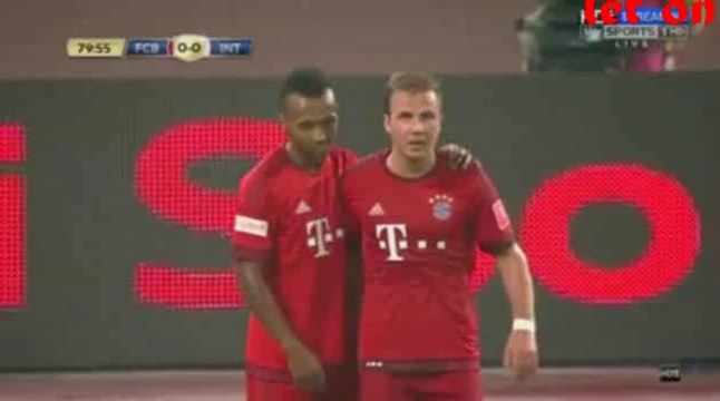 GOAL Mario Götze 1:0 | Bayern Munich vs Inter 21.07.2015 HD