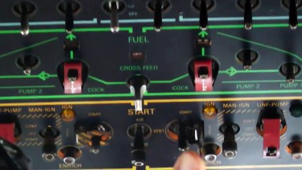 Dornier 228 start up cockpit view - manx2.com